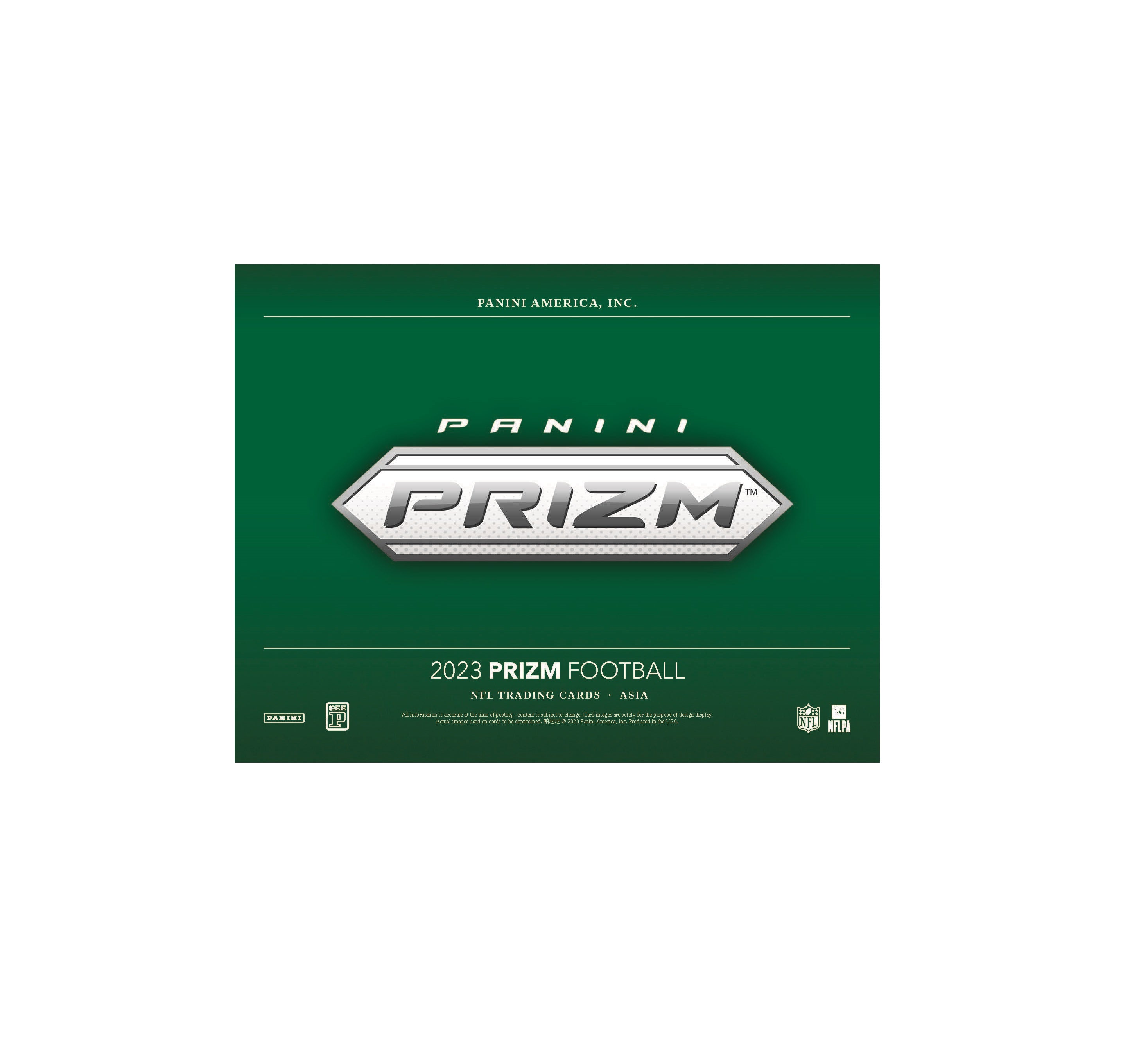 2023 Panini Prizm Football Tmall Asia (Release Date The end of March)